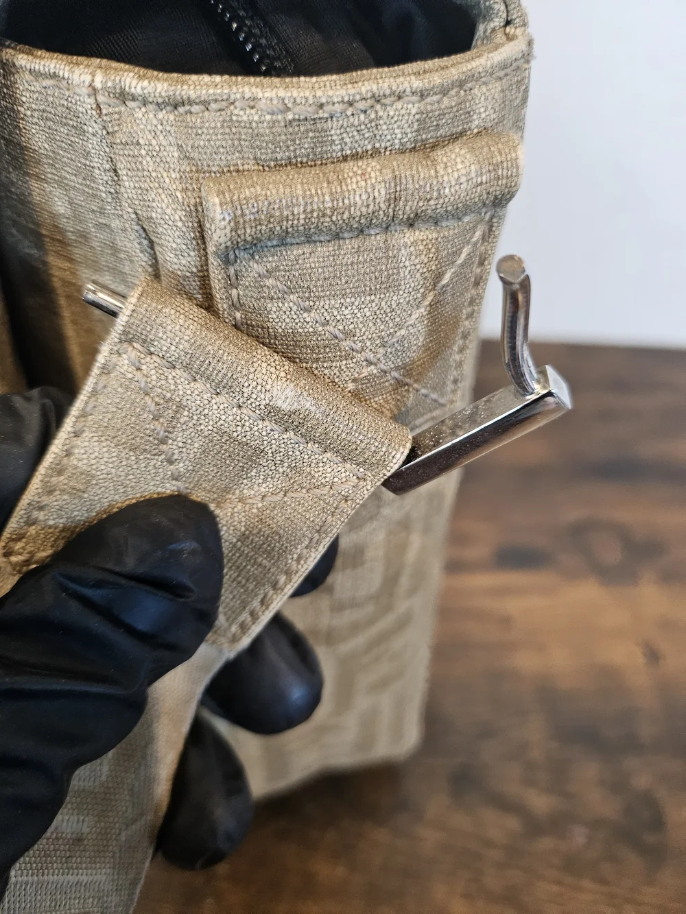 Fendi Zucchino Messenger Bag